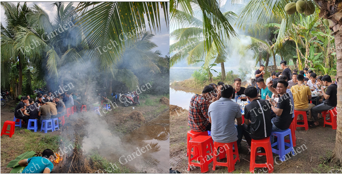 Những bữa tiệc ngoài trời