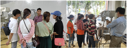 Hình ảnh: Thử máy pha trà sữa, máy chảo xào